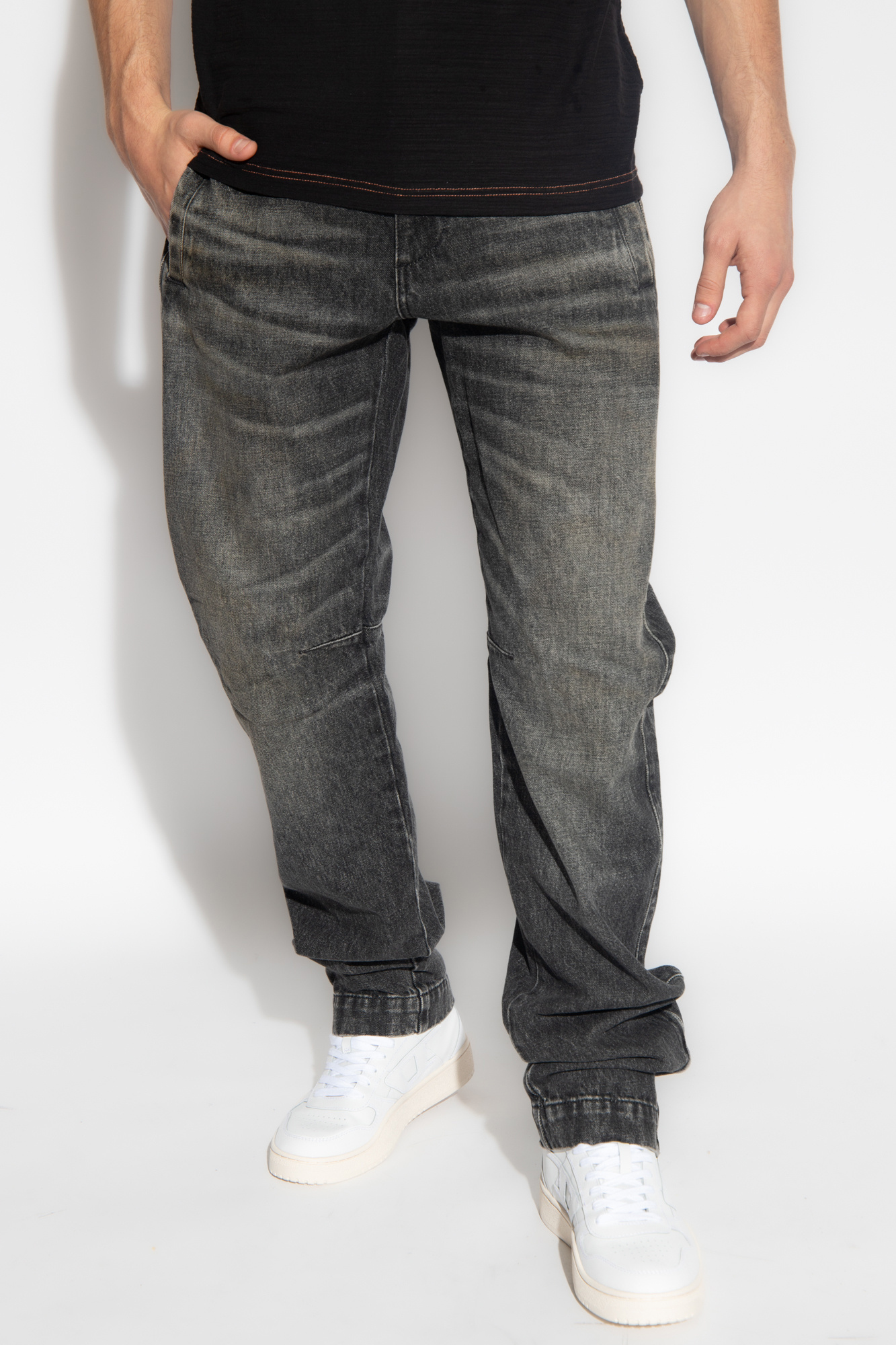 Diesel grey jeans sales mens